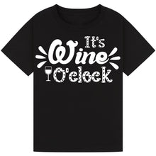 Lade das Bild in den Galerie-Viewer, It’s Wine O’Clock T-Shirt – Perfect for Wine Time Enthusiasts