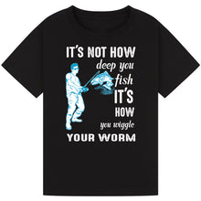 Load image into Gallery viewer, I Love Big Girls - Funny Fishing Tee