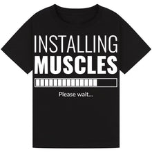 Load image into Gallery viewer, Gym Motivation Print Tee – Earn Your Sweat