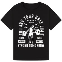 Load image into Gallery viewer, Gym Lover’s Tee – Lift Heavy, Stay Happy