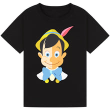 Load image into Gallery viewer, Pinochio Face T-Shirt – Cute World Book Day Storybook Tee