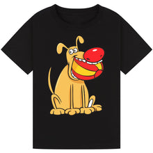 Lade das Bild in den Galerie-Viewer, Dog Bite Ball Red Nose Day T-Shirt 2025 – Playful Kids’ Tee