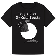 Load image into Gallery viewer, Funny Cat Graphic Tee – Soft & Casual Gift for Cat Enthusiasts
