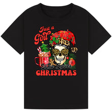Load image into Gallery viewer, Cute Santa Christmas Tee
