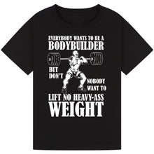 Load image into Gallery viewer, Inspirational Gym Tee – Strength, Sweat, Success
