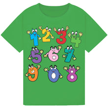 Load image into Gallery viewer, Kids Counting Wave T-Shirt – Playful Design