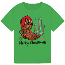 Load image into Gallery viewer, Merry Christmas Cowboy Tee