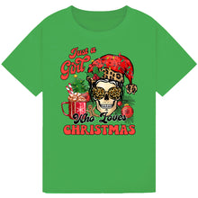 Load image into Gallery viewer, Cute Santa Christmas Tee