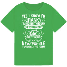Load image into Gallery viewer, Cranky from Fishing Withdrawal - Funny Tee