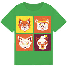 Load image into Gallery viewer, Fantastic Mr. Fox Costume T-Shirt – 4 Fox Faces Book Day Tee