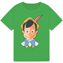 Load image into Gallery viewer, Pinochio Face T-Shirt – Cute World Book Day Storybook Tee