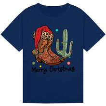 Load image into Gallery viewer, Merry Christmas Cowboy Tee