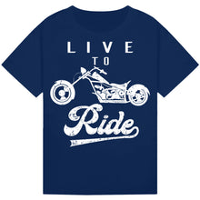 Lade das Bild in den Galerie-Viewer, Motorcycle Print T-Shirt – Comfy & Trendy