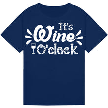 Lade das Bild in den Galerie-Viewer, It’s Wine O’Clock T-Shirt – Perfect for Wine Time Enthusiasts