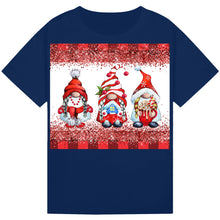 Load image into Gallery viewer, Cute Christmas Gnomes Tree T-Shirt