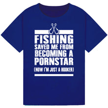 Load image into Gallery viewer, Fishing Is Like Sax - Funny Angler's Tee