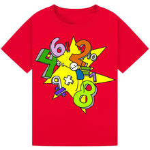 Load image into Gallery viewer, Kids Symbol Star T-Shirt – Maths Day Fun