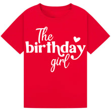 Load image into Gallery viewer, The Birthday Girl Heart Tee