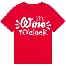 Lade das Bild in den Galerie-Viewer, It’s Wine O’Clock T-Shirt – Perfect for Wine Time Enthusiasts