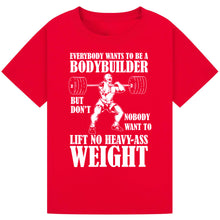 Load image into Gallery viewer, Inspirational Gym Tee – Strength, Sweat, Success