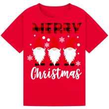 Load image into Gallery viewer, Christmas Gnome Matching Tee