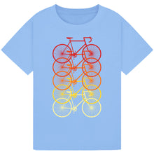 Load image into Gallery viewer, Casual Cycling Tee – Bright Bicycle Print for All Ages