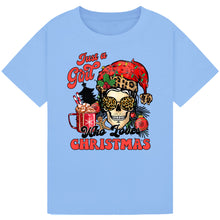 Load image into Gallery viewer, Cute Santa Christmas Tee