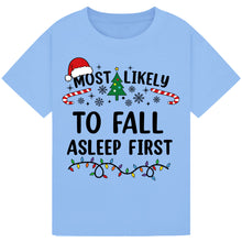 Load image into Gallery viewer, Most Likely to Fall Asleep First T-Shirts