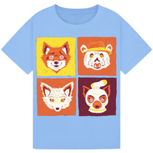 Load image into Gallery viewer, Fantastic Mr. Fox Costume T-Shirt – 4 Fox Faces Book Day Tee
