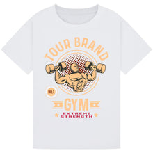 Load image into Gallery viewer, Train Hard, Stay Motivated – Gym Quote Tee