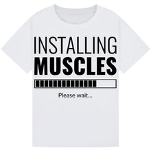 Load image into Gallery viewer, Gym Motivation Print Tee – Earn Your Sweat