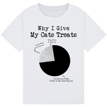 Load image into Gallery viewer, Funny Cat Graphic Tee – Soft & Casual Gift for Cat Enthusiasts