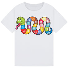 Load image into Gallery viewer, Kids Counting Snake T-Shirt – Fun Design
