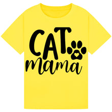 Lade das Bild in den Galerie-Viewer, Adorable Cat Print T-Shirt – Cozy & Stylish