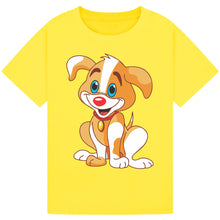 Lade das Bild in den Galerie-Viewer, Happy Puppy Red Nose Day T-Shirt 2025 – Smiling Dog Tee