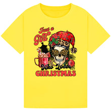 Load image into Gallery viewer, Cute Santa Christmas Tee