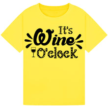 Lade das Bild in den Galerie-Viewer, It’s Wine O’Clock T-Shirt – Perfect for Wine Time Enthusiasts