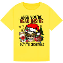 Lade das Bild in den Galerie-Viewer, Funny Christmas Skull Tee
