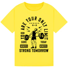 Load image into Gallery viewer, Gym Lover’s Tee – Lift Heavy, Stay Happy