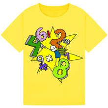 Load image into Gallery viewer, Kids Symbol Star T-Shirt – Maths Day Fun
