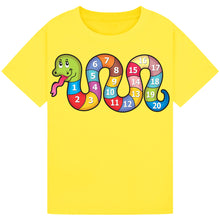 Load image into Gallery viewer, Kids Counting Snake T-Shirt – Fun Design