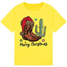Load image into Gallery viewer, Merry Christmas Cowboy Tee