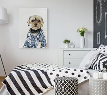 Load image into Gallery viewer, ANI-12 Natural World Dog Print Wall Art Décor Picture Framed