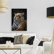 Load image into Gallery viewer, ANI-18 Natural World Tiger Print Wall Art Décor Picture Framed