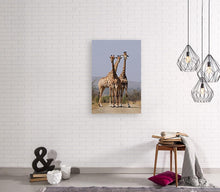 Load image into Gallery viewer, ANI-20 Natural World Giraffes Wild Animal Print Wall Art Décor Picture Framed