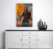 Load image into Gallery viewer, CM-38 Vintage Classic Movie Posters 'BRAVEHEART' "every man dies, not every man really lives".