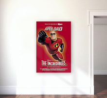 Lade das Bild in den Galerie-Viewer, CM-62 Vintage Classic Movie Posters 'THE INCREDIBLES' "super DAD"