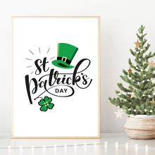 Load image into Gallery viewer, Happy St Patrick's Day Wishing Event Party Wall Decoration Welcome Posters Printed on HQ Poster Paper