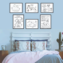 Load image into Gallery viewer, Set of 6 Happy Mother's Day New Theme Best Mum Nanny Art Prints Room Posters Freestyle Hand Drawn 8 x 10 inches 330GSM Poster Paper for Living Room Bedroom Décor