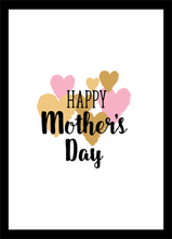 Load image into Gallery viewer, Set of 6 Happy Mother's Day Gift Best Mum Nanny Art Prints Room Posters Freestyle Hand Drawn 8 x 10 inches